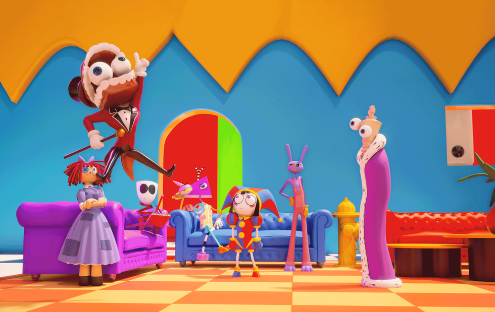 Caine and the Digital Circus cast in official visual material